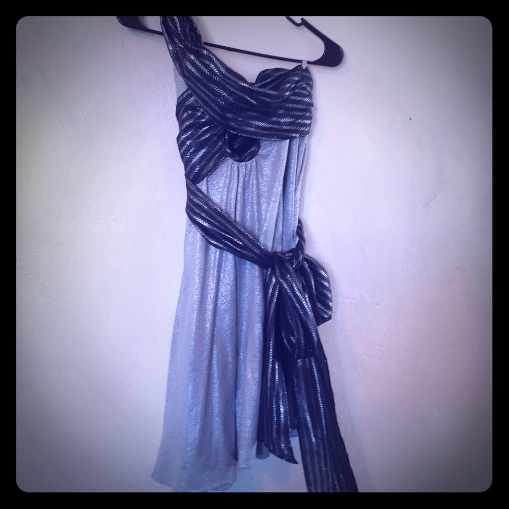 Heatherette Vintage Mini Dress